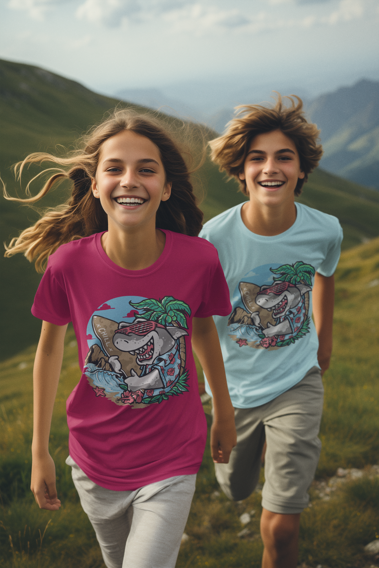 Chill Surf Shark T-Shirt Kids SK