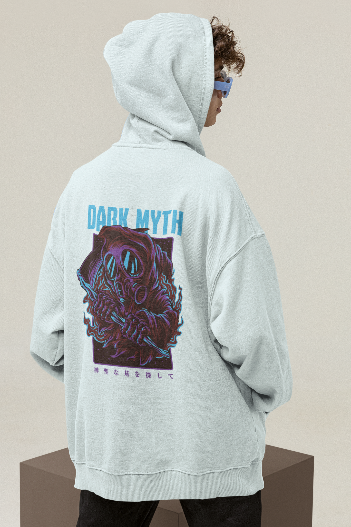 DARK MYTH 2 Warrior Streetwear - Slammer Bio Oversized Unisex Hoodie Erwachsenen SH
