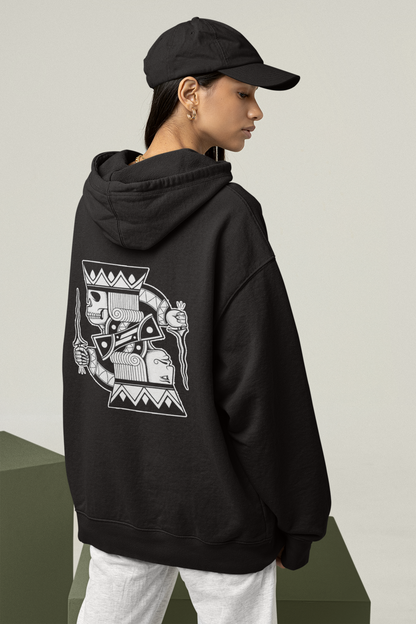 DOPPEL CARA THE SKULL KING Streetwear - Slammer Organic Oversized Unisex Adult Hoodie