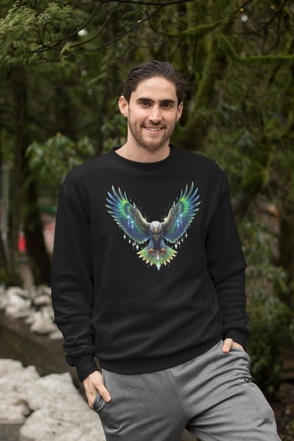 Diamanten Adler Front - Unisex Erwachsenen Changer Sweatshirt ST/ST SH