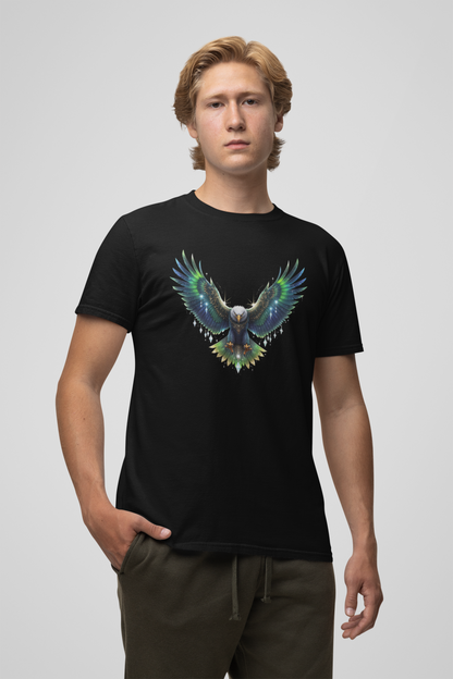 Diamond Eagle in Flight Front - Unisex Adult Organic Creator T-Shirt ST/ST SH