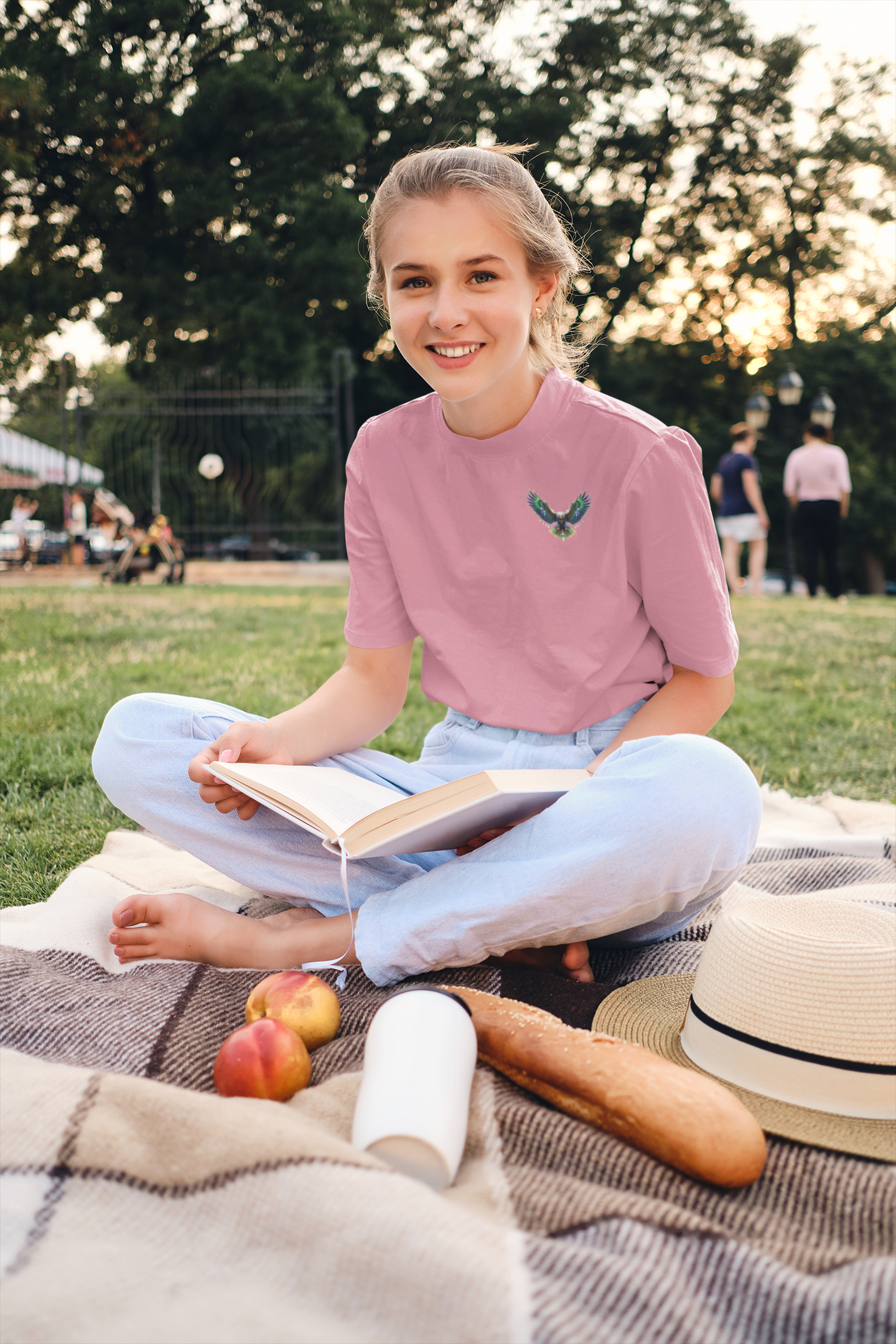 Diamanten Adler im Flug Front Mini - Unisex Erwachsenen Creator T-Shirt ST/ST SH