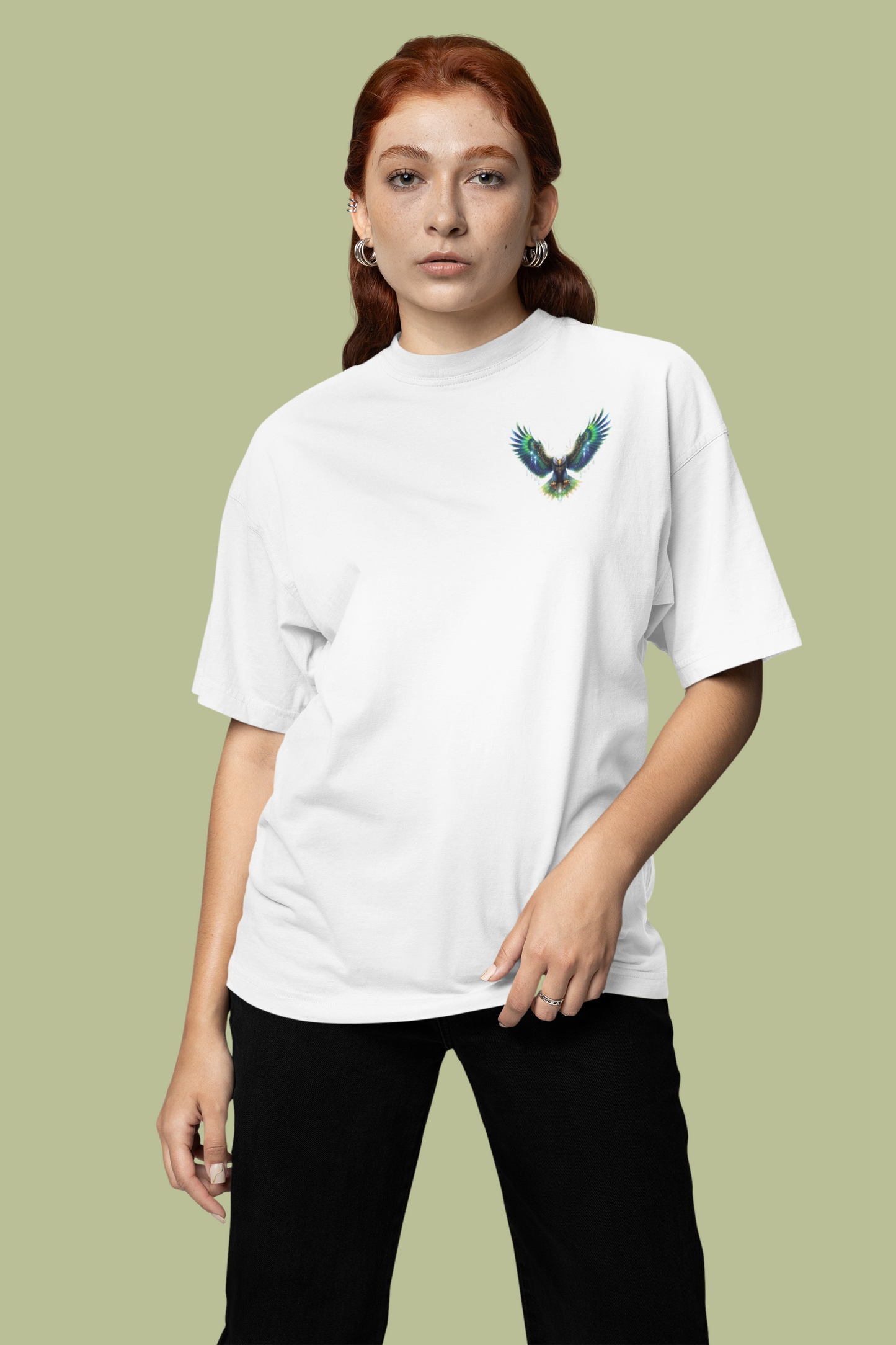Diamanten Adler im Flug Front Mini - Unisex Erwachsenen Creator T-Shirt ST/ST SH