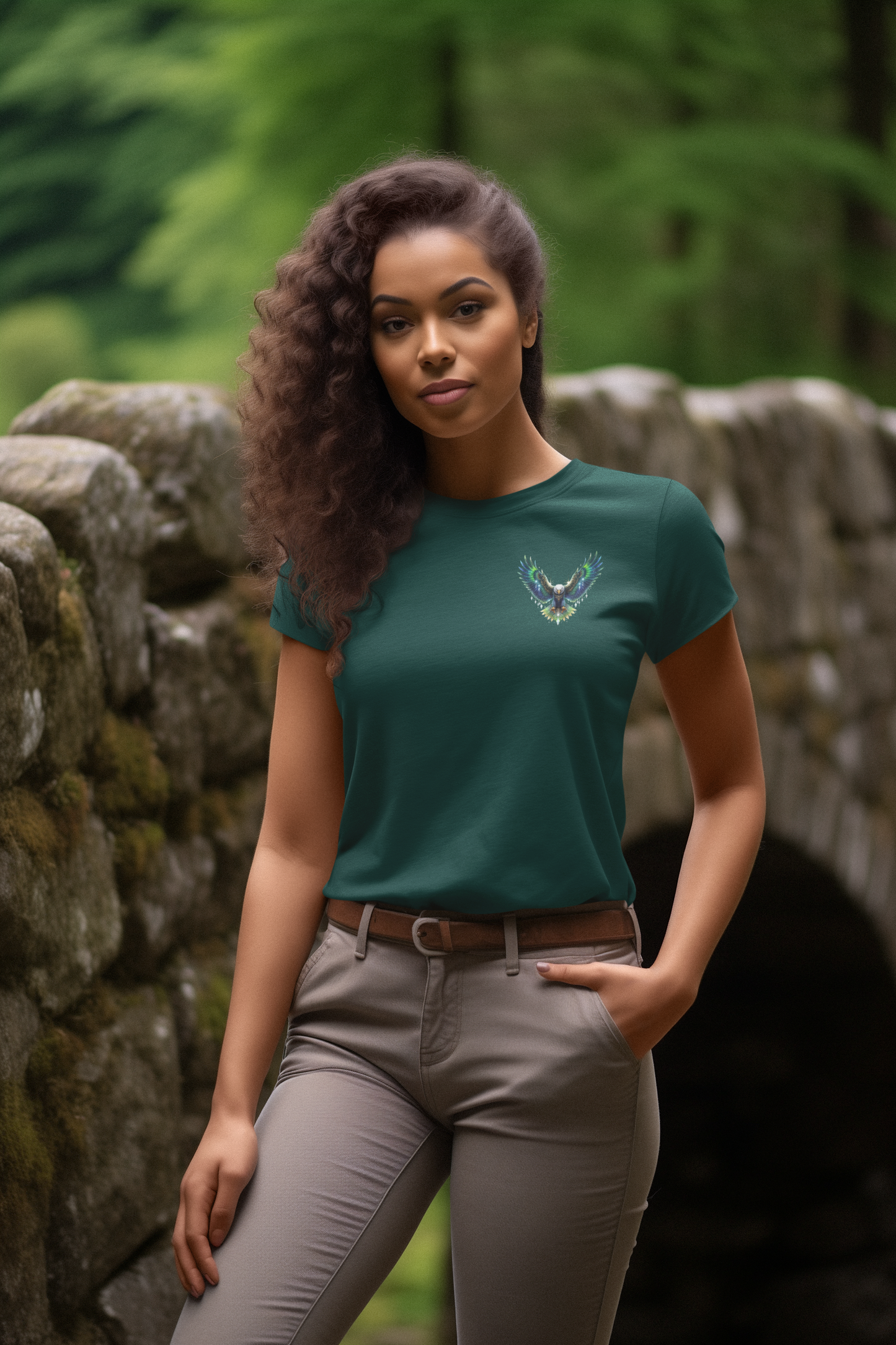 Diamanten Adler im Flug Front Mini - Unisex Erwachsenen Creator T-Shirt ST/ST SH