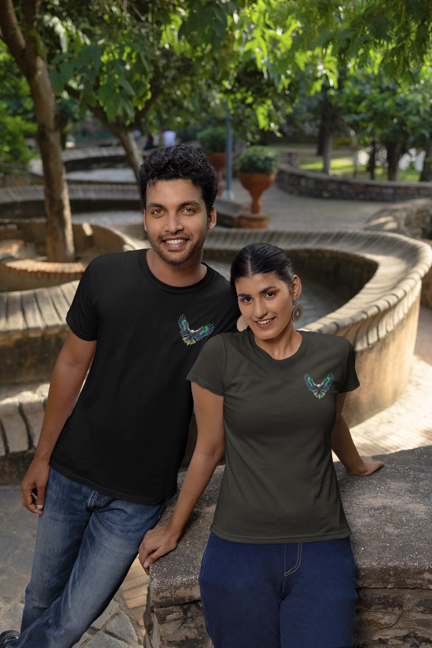 Diamanten Adler im Flug Front Mini - Unisex Erwachsenen Creator T-Shirt ST/ST SH