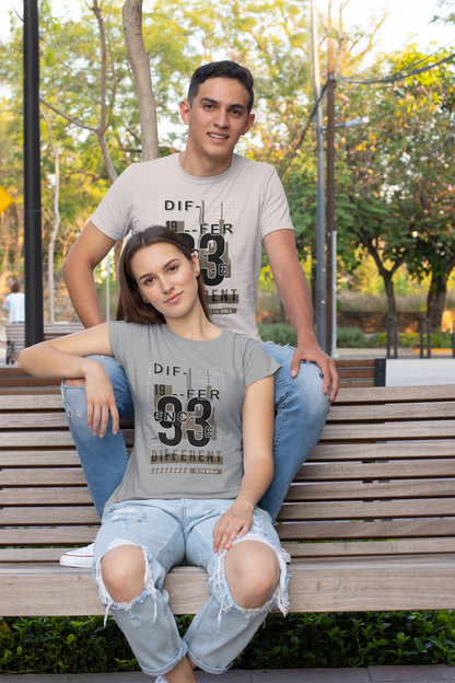 Difference 1993 URBAN Front - Unisex Erwachsenen Bio Baumwolle Kurzarm Shirt Creator T-Shirt 2.0 ST/St SK