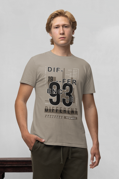 Difference 1993 URBAN Front - Unisex Erwachsenen Bio Baumwolle Kurzarm Shirt Creator T-Shirt 2.0 ST/St SK