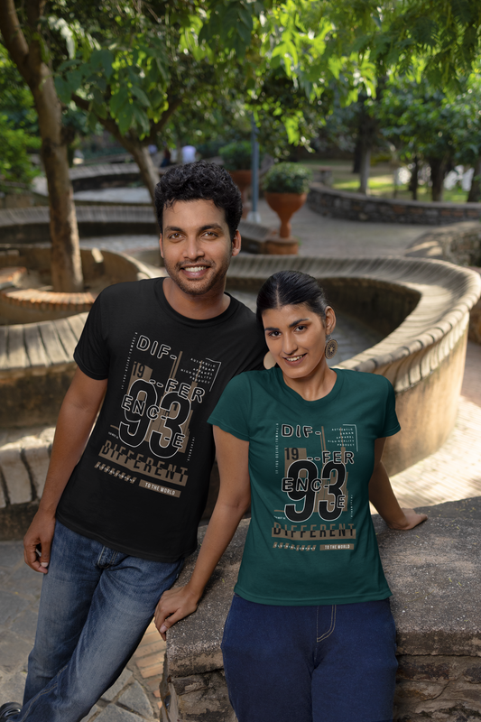 Difference 1993 URBAN Front - Unisex Erwachsenen Bio Baumwolle Kurzarm Shirt Creator T-Shirt 2.0 ST/St SK