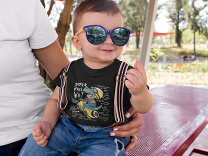 Cartoon Dinospeed on Scooter - Baby Creator T-Shirt