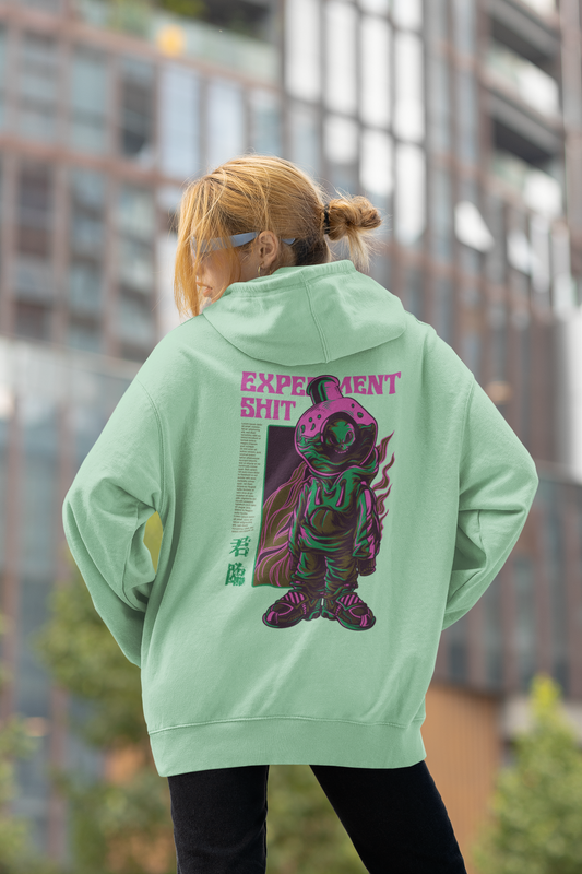 EXPERIMENT SHIT  Warrior Streetwear - Slammer Bio Oversized Unisex Hoodie Erwachsenen SH