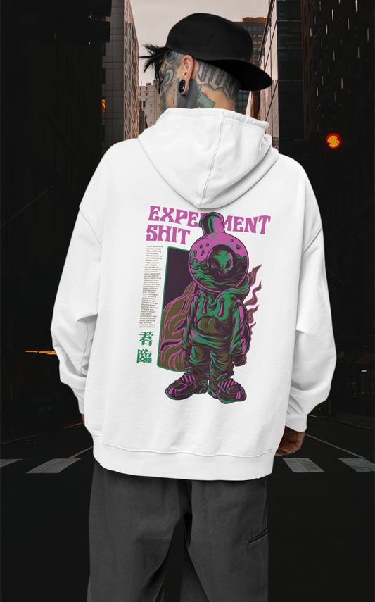 EXPERIMENT SHIT  Warrior Streetwear - Slammer Bio Oversized Unisex Hoodie Erwachsenen SH