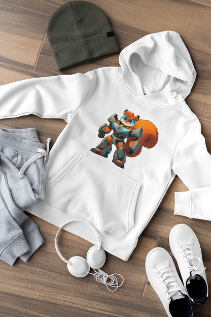 Eichhörnchen Transformer Bully - Hochwertiger Mittelschwerer Fleece-Hoodie für Jugendliche - Weltweit Verfügbar - GL