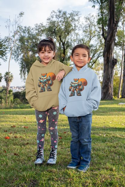 Eichhörnchen Transformer Bully Kinder Hoodie Pullover Bio Baumwolle Hochwertig Langlebig - Mini Cruiser Hoodie 2.0 ST/ST SH