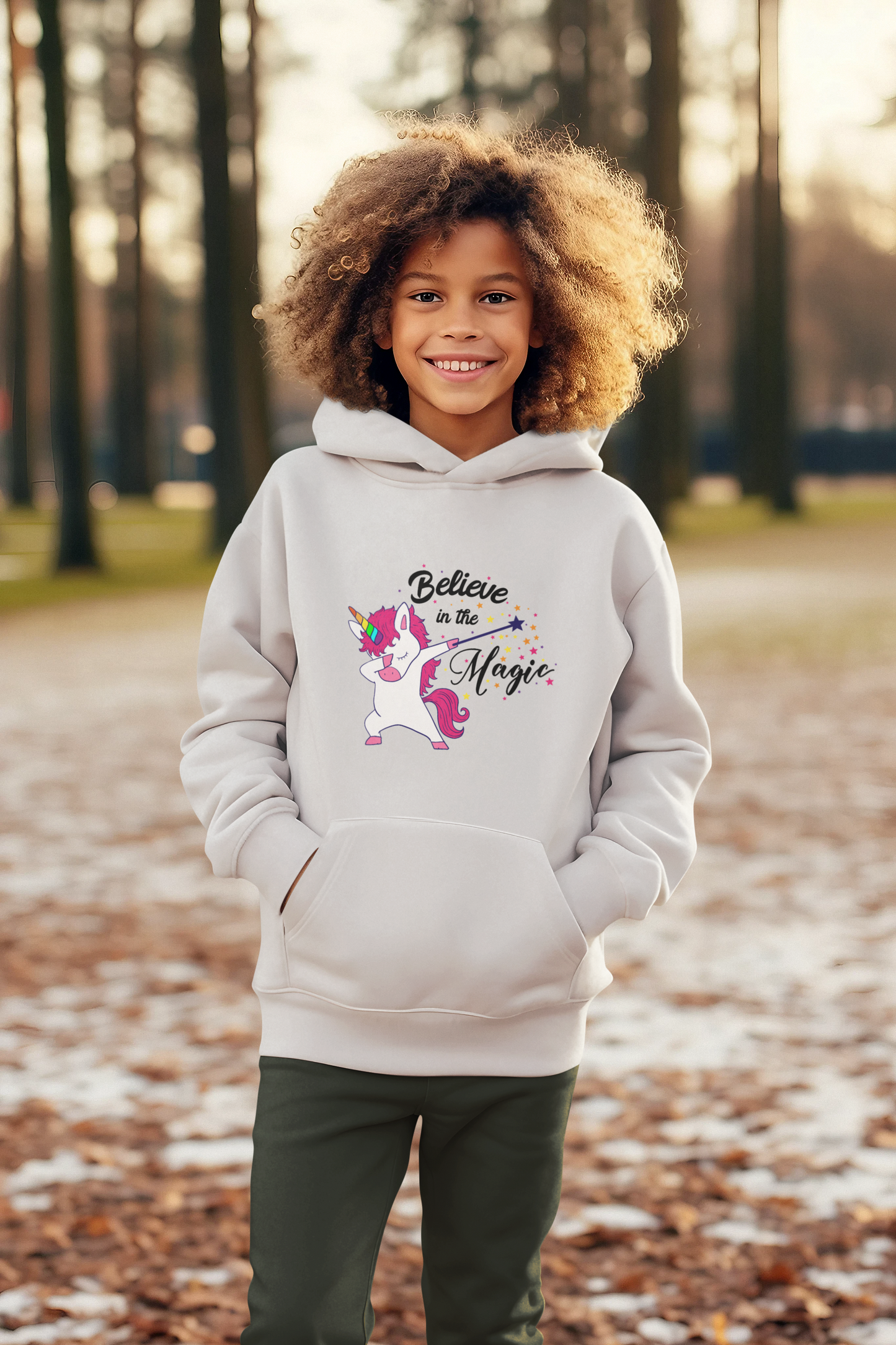 Einhorn Believe in the Magic - Kinder Kapuzenpullover Mini Cruiser Hoodie 2.0 ST/ST SH