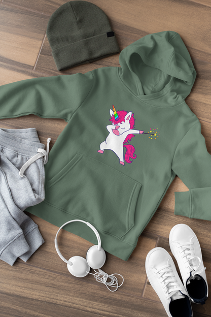 Unicorn Magic - Sudadera con capucha de felpa de peso medio y alta calidad para adolescentes - Disponible en todo el mundo - GL