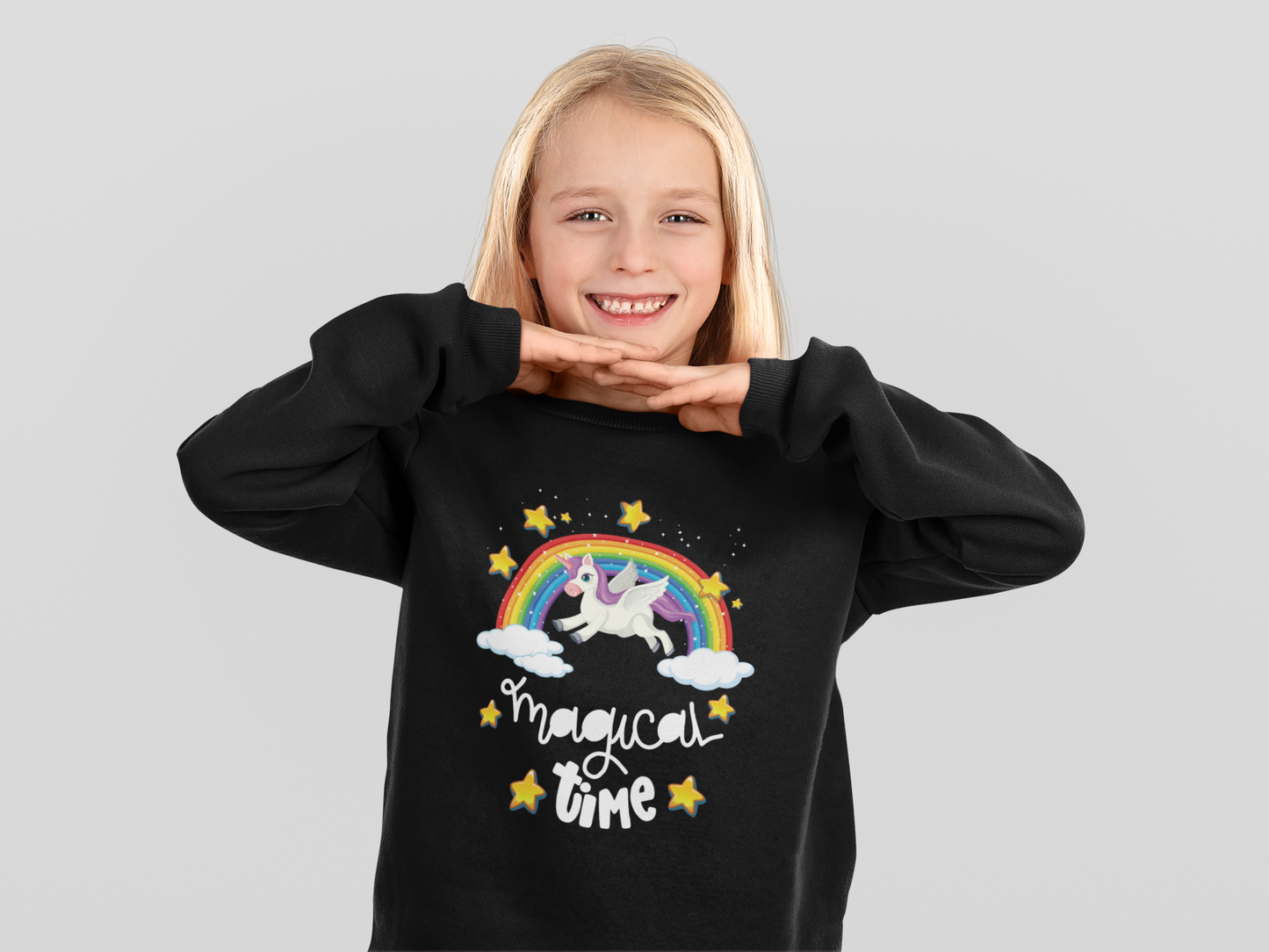 Einhorn Magical time -  Kinder Pullover Sweatshirt Mini Changer 2.0 ST/ST SH