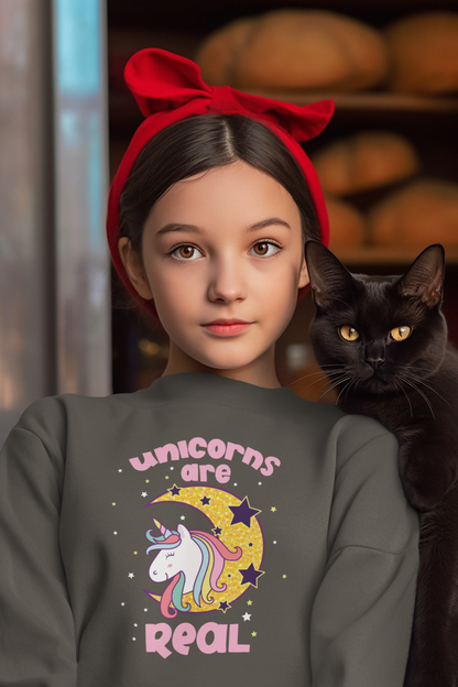 Unicornio Los unicornios son reales - Sudadera infantil tipo jersey Mini Changer 2.0 ST/ST SH