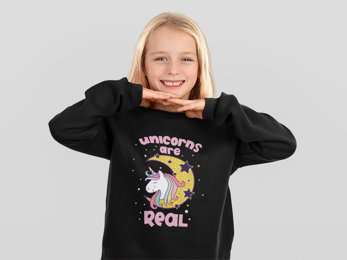 Einhorn Unicorn are real - Kinder Pullover Sweatshirt Mini Changer 2.0 ST/ST SH