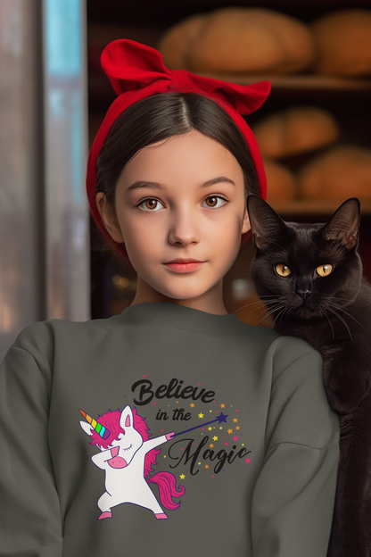 Einhorn Believe in the Magic - Mini Changer Sweatshirt 2.0 ST/ST SH Kinder Pullover