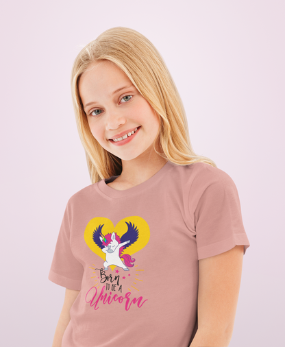 Einhorn Born to be a Unicorn T-Shirt Kids SK