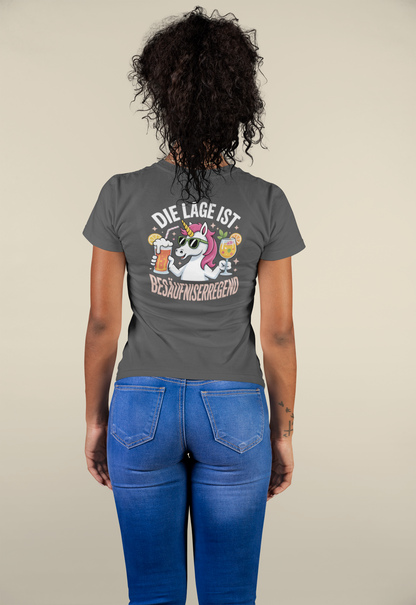 Unicorn The situation is intoxicating Back - Women's Muser Premium Organic Shirt SH