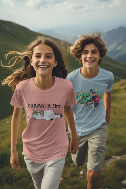 Einhorn Dramatic first No 2 T-Shirt Kids Kinder T-Shirt SK