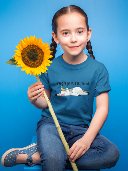 Einhorn Dramatic first No 2 T-Shirt Kids Kinder T-Shirt SK
