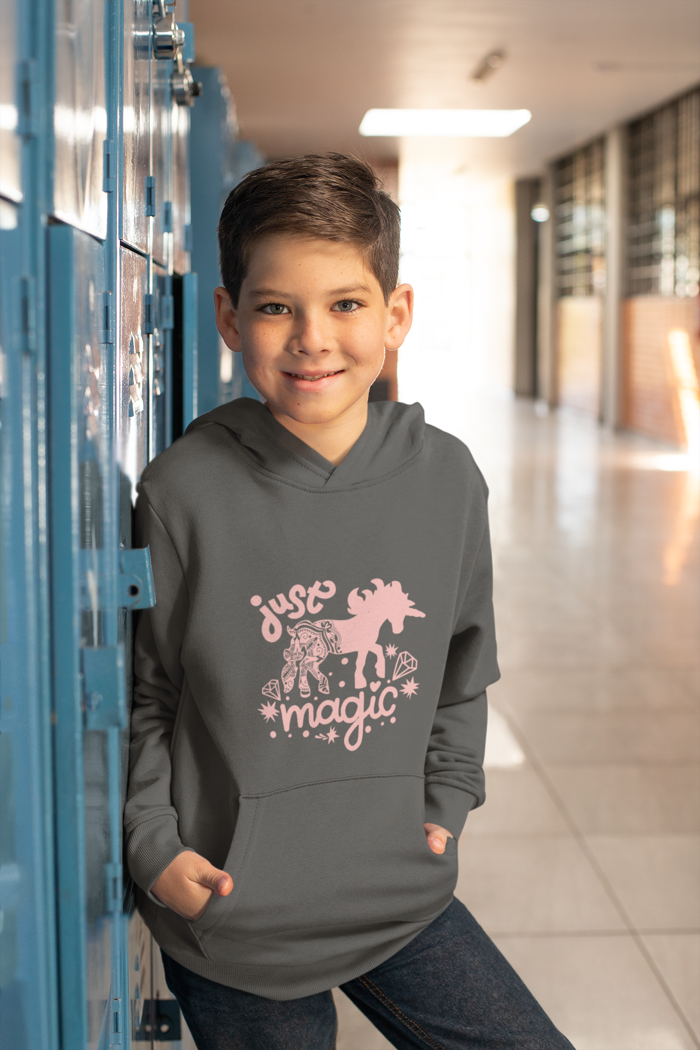 Einhorn Just magic - Mini Cruiser Hoodie 2.0 Kinder Kapuzenpullover SK