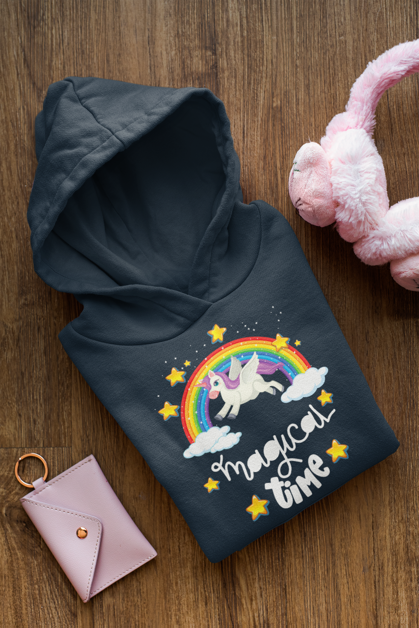 Einhorn Magical time - Baby Cruiser Hoodie Baby Kleinkinder Kapuzenpullover SK