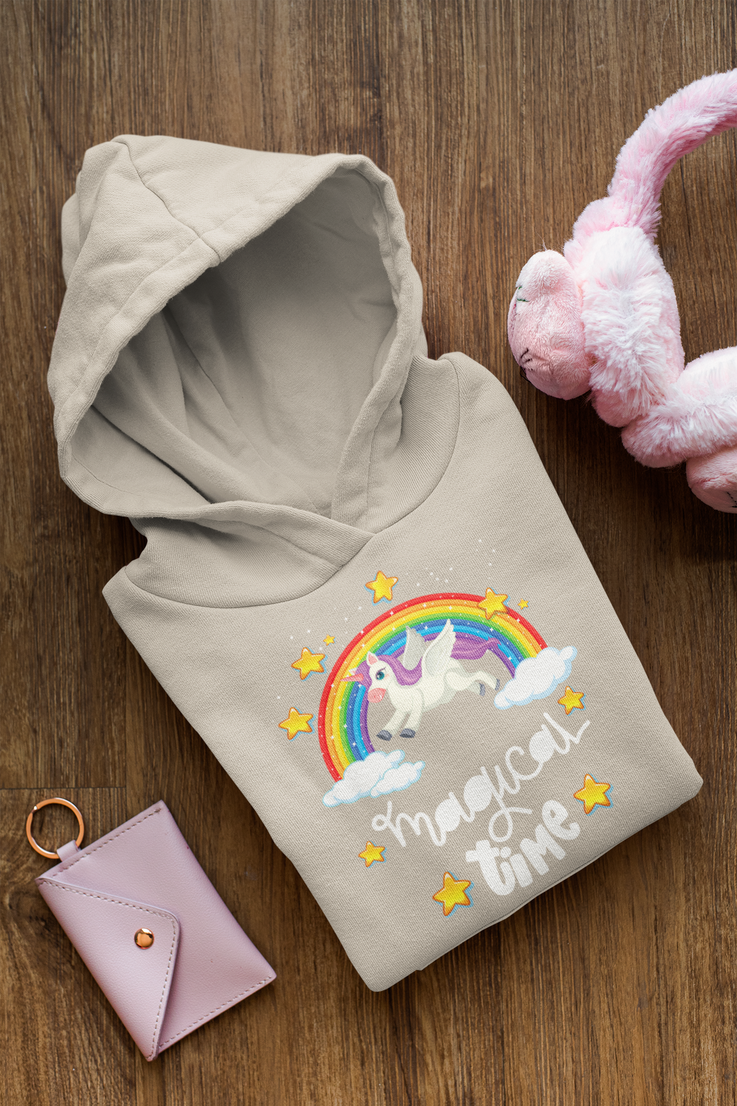 Einhorn Magical time - Baby Cruiser Hoodie Baby Kleinkinder Kapuzenpullover SK