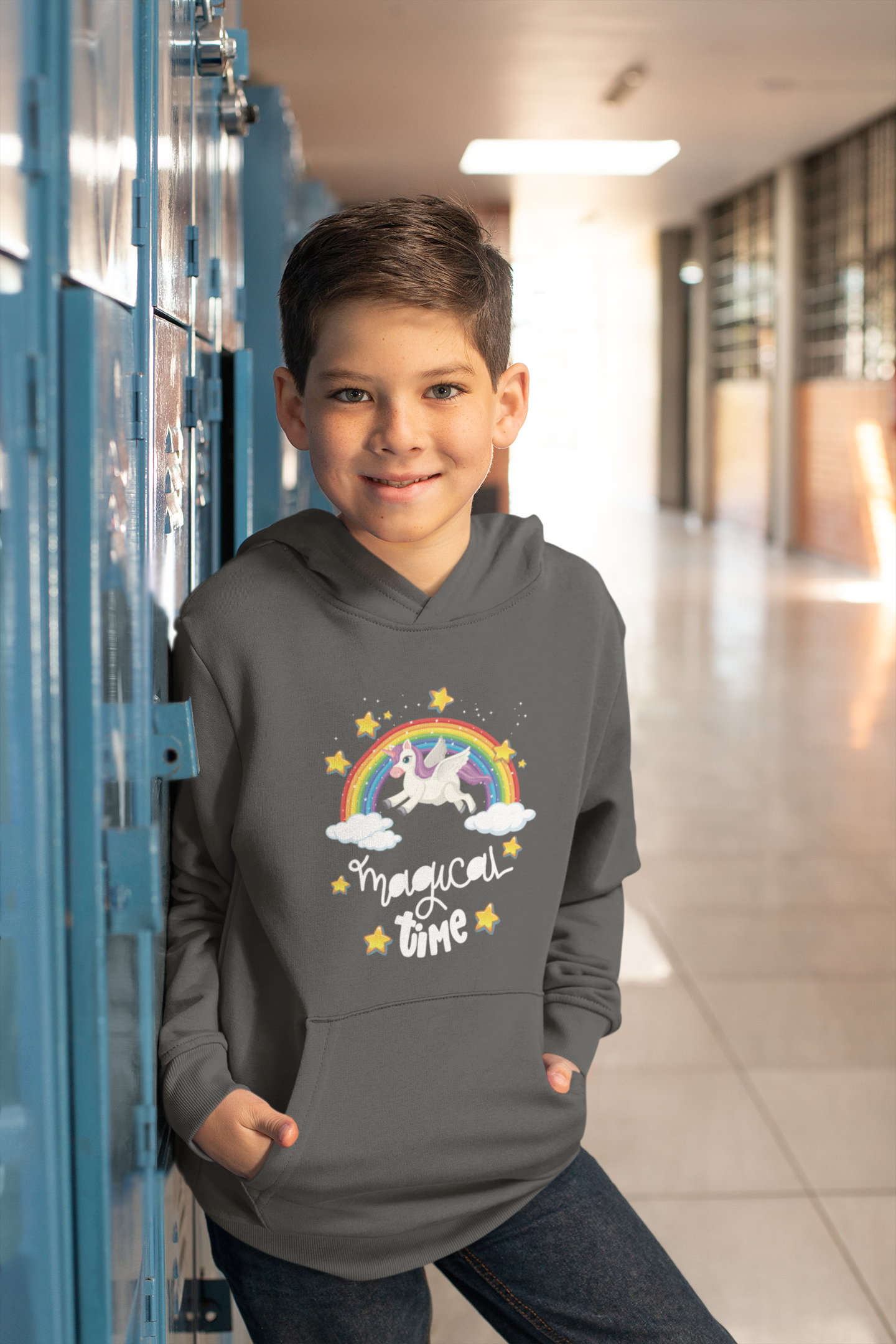 Einhorn Magical time - Mini Cruiser Hoodie 2.0 Kinder Kapuzenpullover SK