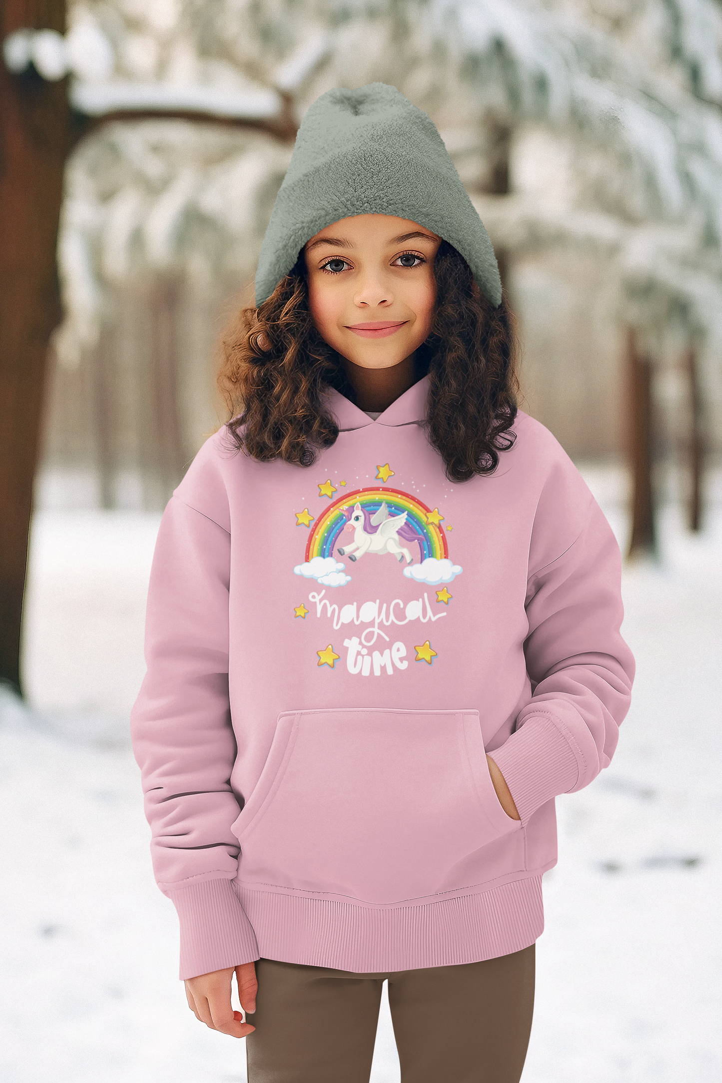 Einhorn Magical time - Mini Cruiser Hoodie 2.0 Kinder Kapuzenpullover SK