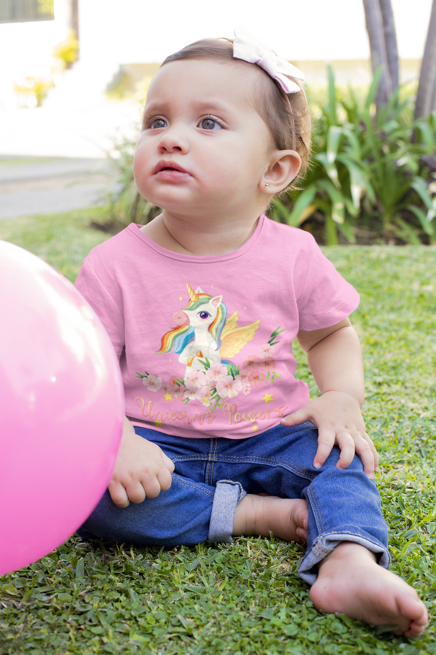 Cartoon Unicorn Power - Camiseta Baby Creator