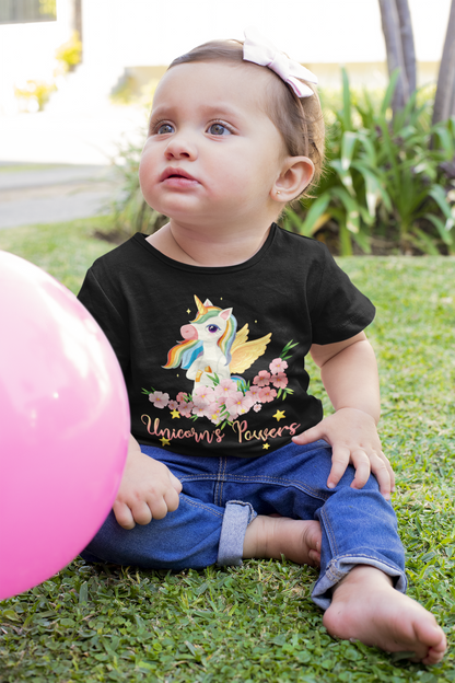 Cartoon Unicorn Power - Baby Creator T-Shirt