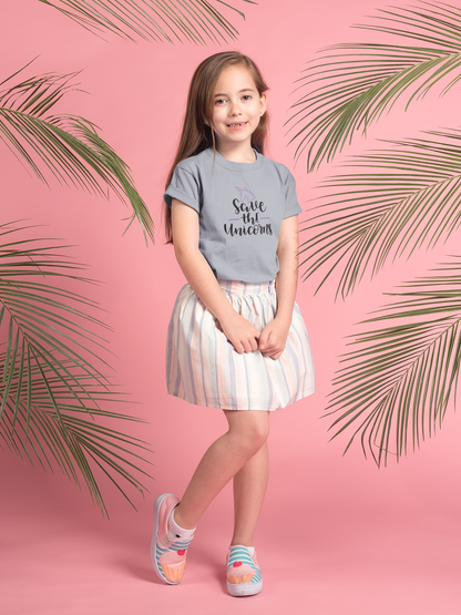 Camiseta infantil Unicornio Salva a los Unicornios SK