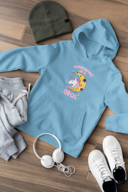Einhorn Unicorn are real - Mini Cruiser Hoodie 2.0 Kinder Kapuzenpullover SK