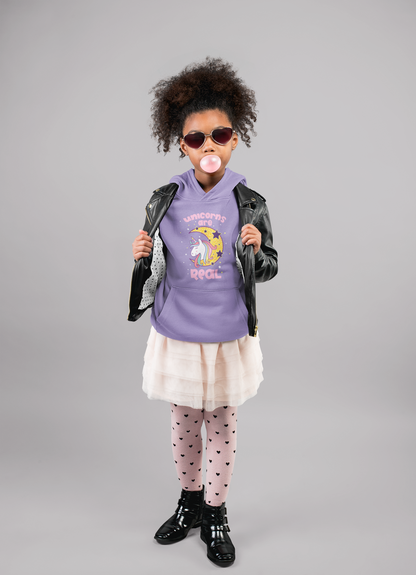 Einhorn Unicorn are real - Mini Cruiser Hoodie 2.0 Kinder Kapuzenpullover SK