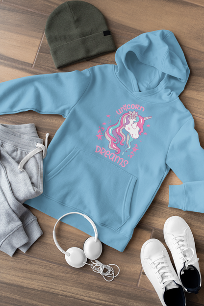 Unicorn Dreams - Sudadera con capucha Mini Cruiser 2.0 para niños SK1