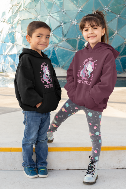 Unicorn Dreams - Sudadera con capucha Mini Cruiser 2.0 para niños SK1
