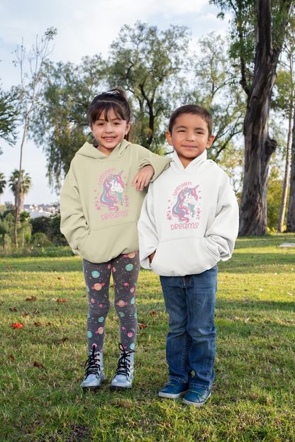 Unicorn Dreams - Sudadera con capucha Mini Cruiser 2.0 para niños SK1