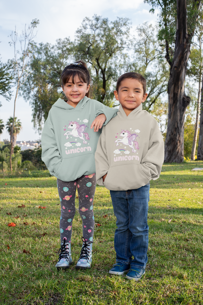 Lindo unicornio - Sudadera con capucha Mini Cruiser 2.0 para niños SK