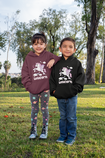 Lindo unicornio - Sudadera con capucha Mini Cruiser 2.0 para niños SK