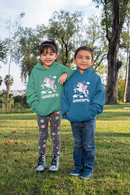 Lindo unicornio - Sudadera con capucha Mini Cruiser 2.0 para niños SK