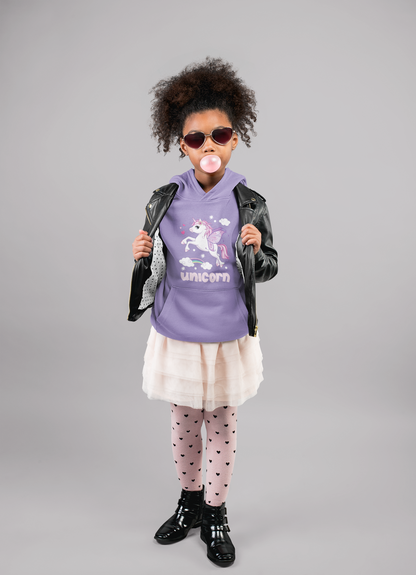 Lindo unicornio - Sudadera con capucha Mini Cruiser 2.0 para niños SK
