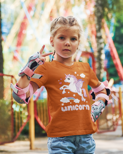 Camiseta de unicornio linda para niños SK