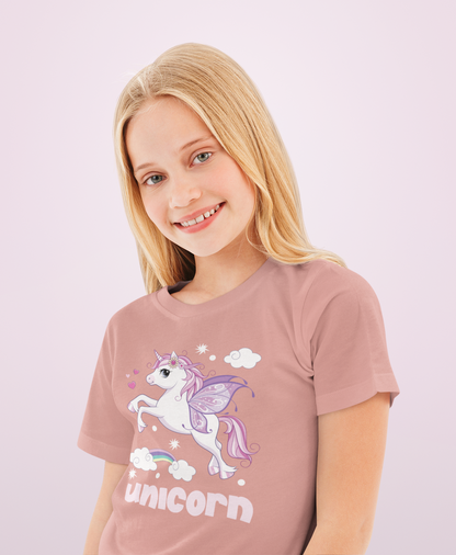 Camiseta de unicornio linda para niños SK
