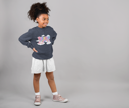 Unicornio yace bajo el arcoíris - Sudadera Mini Changer 2.0 ST/ST SH para niños