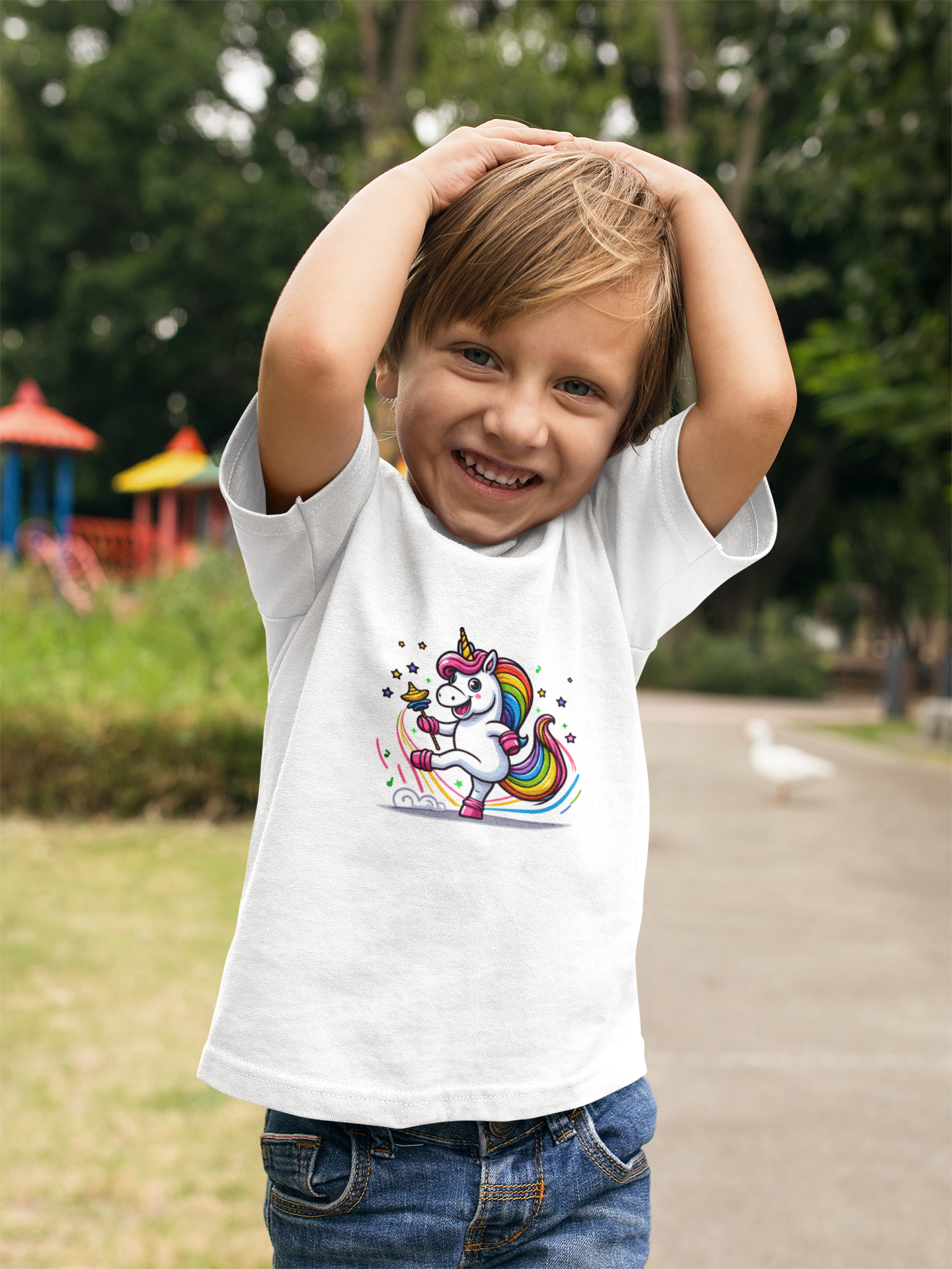 Einhorn tanzt - Mini Creator 2.0 Kids T-Shirt SK