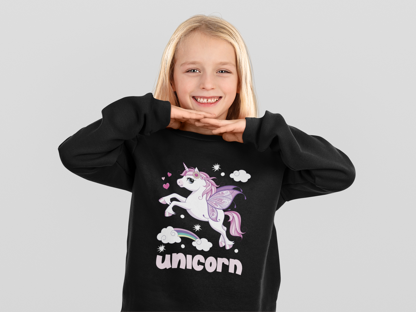 Einhorn cute Einhorn - Kinder Pullover Sweatshirt Mini Changer 2.0 ST/ST SH