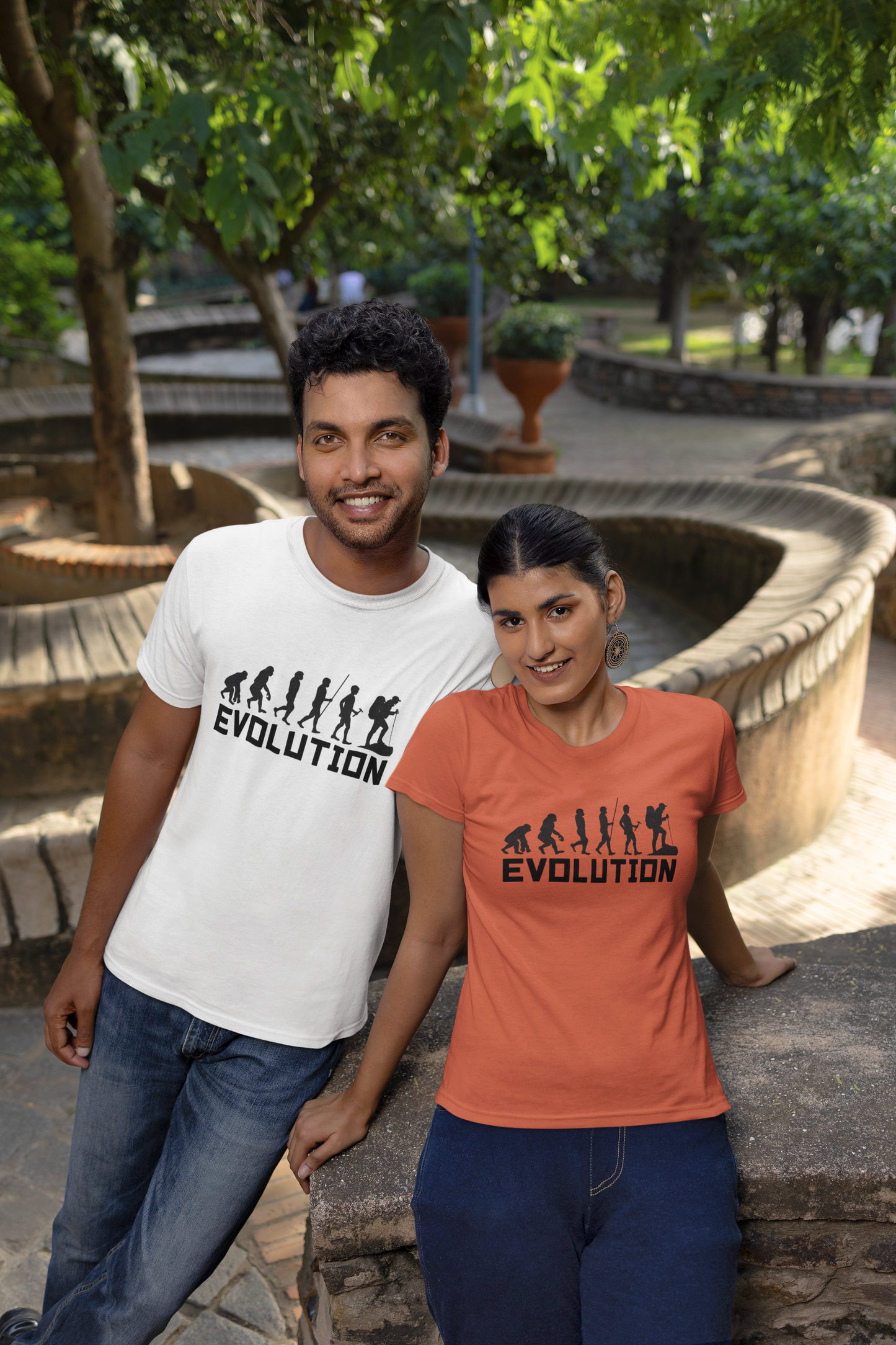 Evolution Walking - Camiseta unisex de manga corta de algodón orgánico para adultos Creator T-Shirt 2.0 ST/ST SH